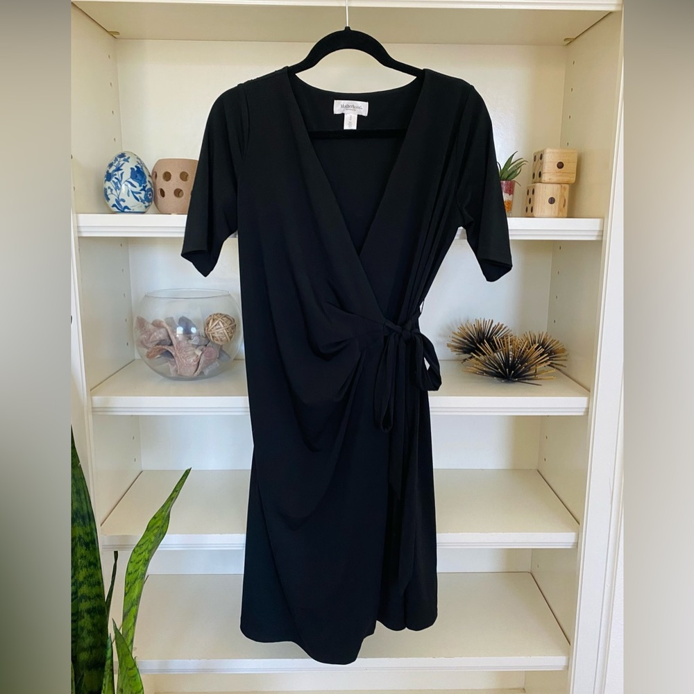 Maternity little black dress. Size M